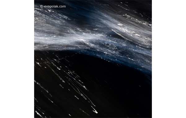 Sculptured by tide abstract water